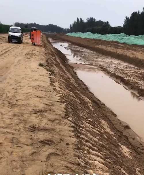东营垦利区河道降水